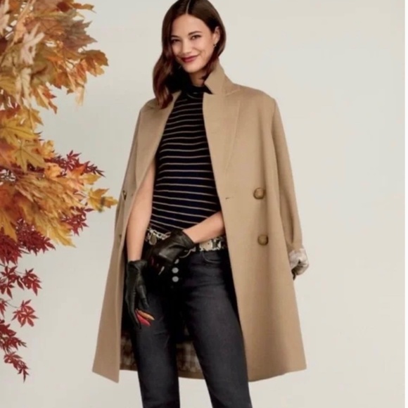 CABi Heritage Camel Coat (Size M) — Classic Double-Breasted Outerwear - Picture 4 of 4